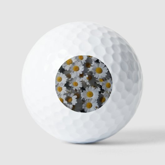 White Daisies Golfballen (Voorkant)