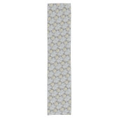 WHITE DAISIES KORTE TAFELLOPER (Voorkant)