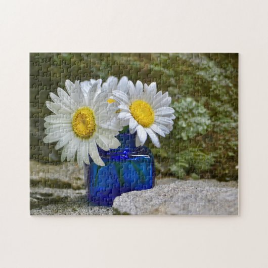 White Daisies Legpuzzel (Horizontaal)