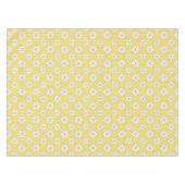 White Daisies on Golden Yellow Tafelkleed (Voorkant (Horizontaal))