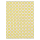 White Daisies on Golden Yellow Tafelkleed (Voorkant)