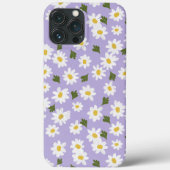 White Daisies over lavendel Case-Mate iPhone Case (Achterkant)
