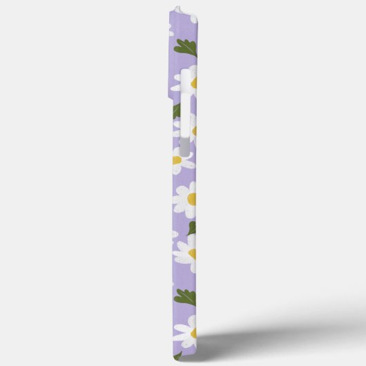 White Daisies over lavendel Case-Mate iPhone Case (Achterkant / Links)