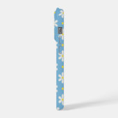 White Daisies Pattern Custom Background iPhone Hoesje (Linkerkant)
