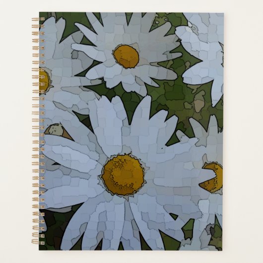 White Daisies Planner (Voorkant)