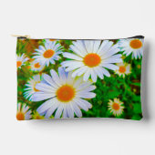 White Daisies Pouch Etui (Voorkant)