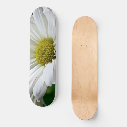 White Daisies Skateboard (Voorkant)