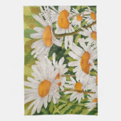 White Daisies Theedoek (Verticaal)