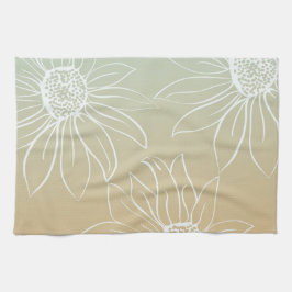 White Daisies Theedoek