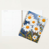 White Daisies Watercolor Flowers Painted (Devant avec enveloppe)