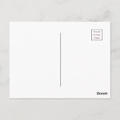 White Daisies Wreater Waterverf Budget Dank u Briefkaart (Achterkant)