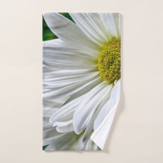 White Daisy Bath Towel Set Bad Handdoek (Handdoek)
