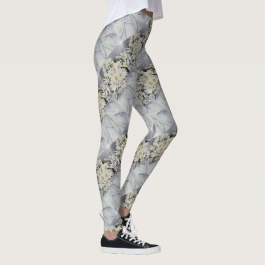 WHITE DAISY BOUQUET | LEGGINGS (Rechts)
