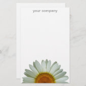 White Daisy Briefpapier (Voorkant / Achterkant)