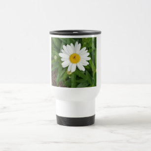 White Daisy Coffee Mok