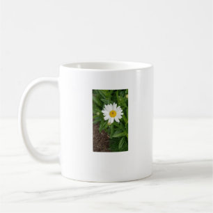 White Daisy Coffee Mok