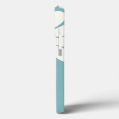 White Daisy Flower Custom Name Case-Mate iPhone Case (Achterkant / Links)