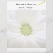 white daisy flower weddings custom briefhoofd (Voorkant)