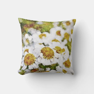 White Daisy Flowers #2 - Schilder Art Pillow Kussen