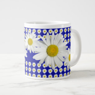White Daisy Garden Jumbo Mok