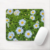 White Daisy Garden Muismat (Met muis)