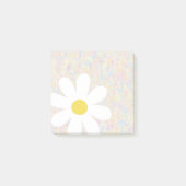 White Daisy met pastel stippen Post-it® Notes (Voorkant)