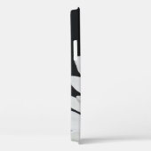 White Daisy on Black Case-Mate iPhone Case (Achterkant / Rechts)