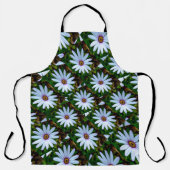 White Daisy Pattern Schort (Voorkant)