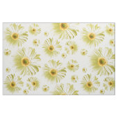 White Daisy Pattern Stof (Fat Quarter)