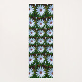White Daisy Pattern Yogamat (Achterkant)