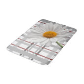 White Daisy Pset Bathroom Bath Mat (Gekanteld)