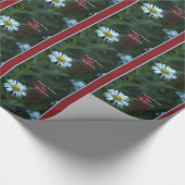 White Daisy Season's Groeten, Naam, Cadeaupapier (Hoek)