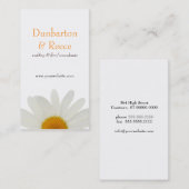 White Daisy Visitekaartje (Voorkant / Achterkant)