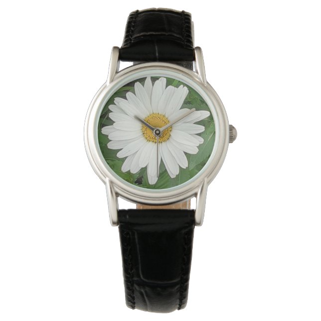 White Daisy Watch Horloge (Voorkant)
