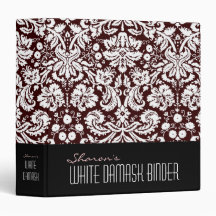 White Damask Custom 1,5-inch Multomap