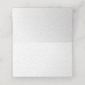 White Damask Pattern en Green Swirls (Binnenkant ongevouwen)