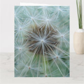 White Dandelion Kaart (Achterkant)