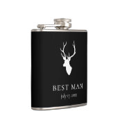 White Deer Head Heupfles (Rechts)