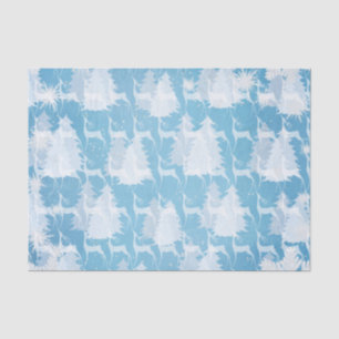 White Deer in Winter Forest Tissue Paper Tissuepapier