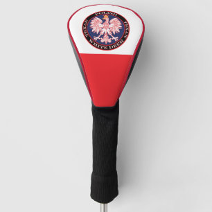 White Deer Round Poolse Texan Golfheadcover