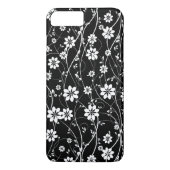 White Delicate Flowers Case-Mate iPhone Case (Achterkant)