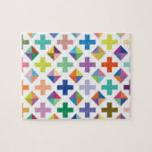 White Diamond Puzzle Legpuzzel (Horizontaal)