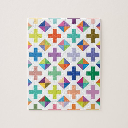 White Diamond Puzzle Legpuzzel (Verticaal)