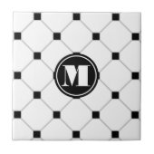 White Diamond Tile Tegeltje (Voorkant)