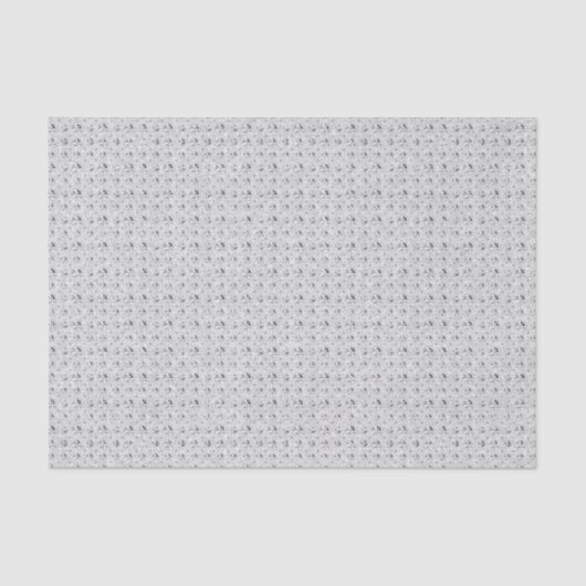 White Diamonds Faux Glitter & Sparkles Pattern Tissuepapier (Voorkant)