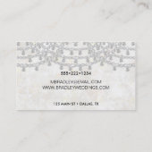White Diamonds Glamour Orbs Sparkle Visitekaartje (Achterkant)