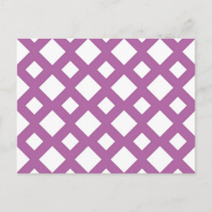White Diamonds op Lavender Briefkaart