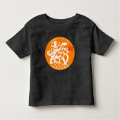 White Dog Papercut Chinese nieuwjaar 2018 Toddler Kinder Shirts (Voorkant)