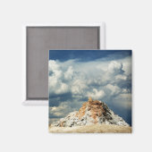 White Dome Magnet Magneet (Voorkant / Achterkant)