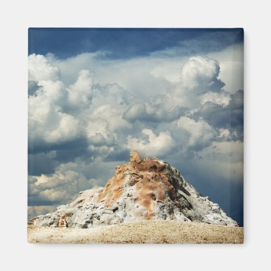 White Dome Magnet Magneet (Voorkant)